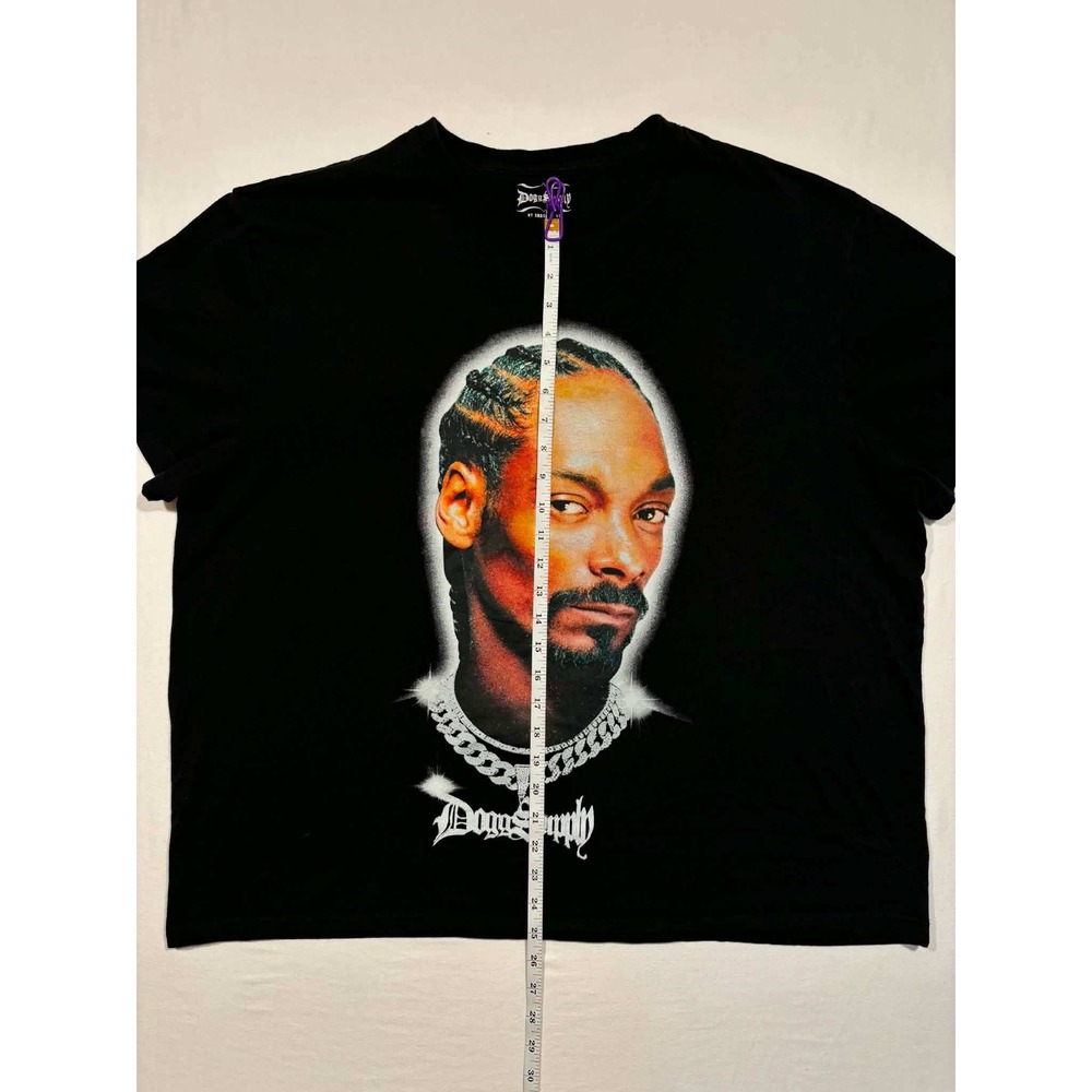Dogg Supply Snoop Dogg Graphic Tee Black Mens 3XL Short Sleeve T-Shirt - Picture 4 of 7